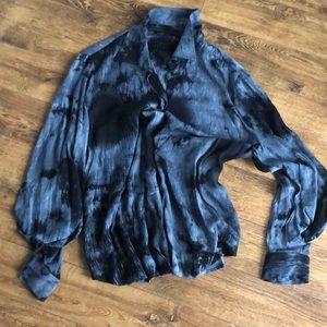 Zara Flowy Printed Blouse